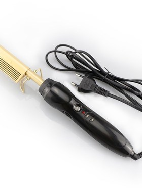 Comb Hair-Straightener-Comb Electric Hair-Curling-Irons And