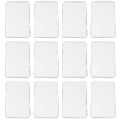 12Pcs Portable Transparent Useful Storage Boxes Poker Cards