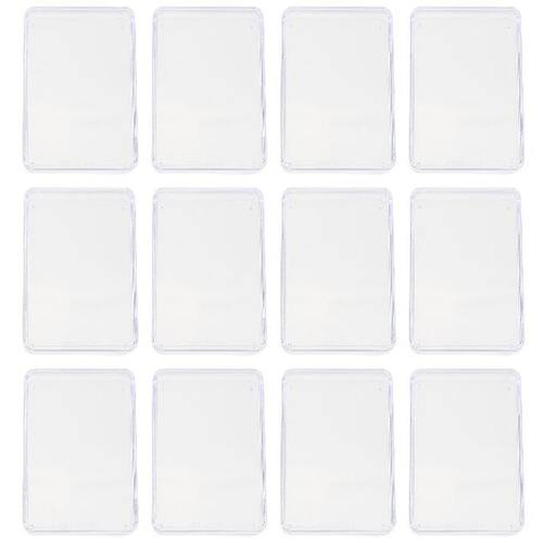 12Pcs Portable Transparent Useful Storage Boxes Poker Cards