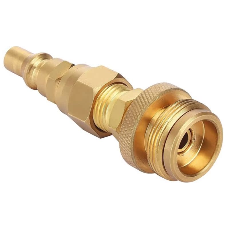 1Lb Propane Disposal Adapter with 1/4Inch Quick Connect Disc