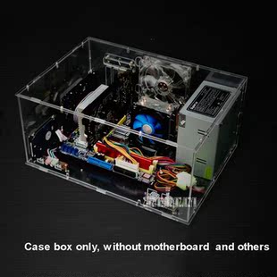 Full Transparent DIY Personalized Acrylic Computer Chassis C