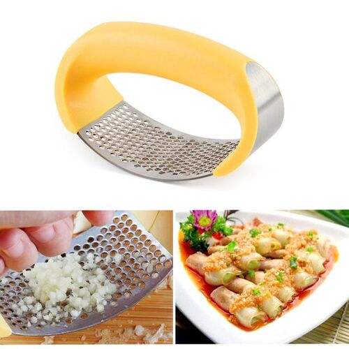 Stainless Steel Garlic Presser Manual Garlic Mincer Chopper