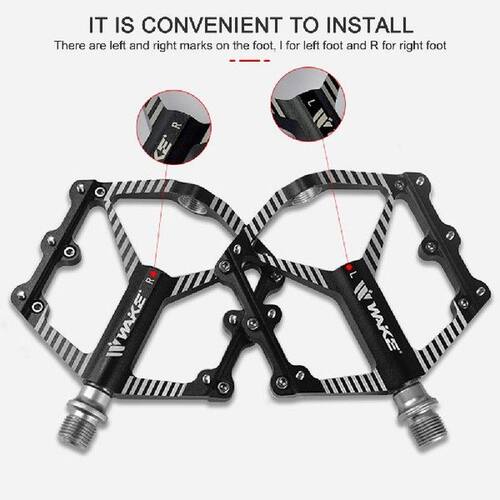 New Bicycle Bearing Pedals MTB Road Bike Aluminium Alloy