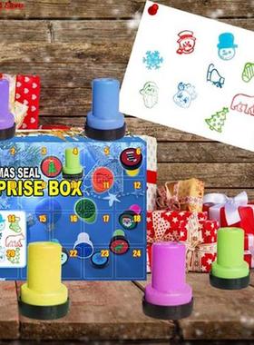 1 Set Christmas 24 Days Countdown Advent Calendar Christmas