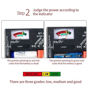 Universal Battery Tester 1.5v Button Cell Battery Volt Teste