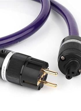 Preffair D516 AC Schuko power cable with Monosaudio pure cop