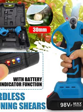 1500W Cordless Pruner Lithium-ion Pruning Shear Efficient Fr