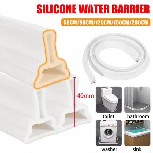 Kitchen Bathroom Water Stopper Flood Barrier Water Retaining