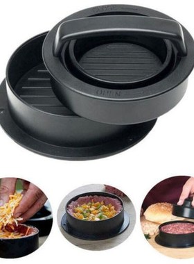 1pcs Non Stick 3-in-1 Stuffed Burger Press BBQ Hamburger Pat
