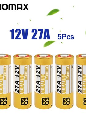 5pcs/pack alkaline dry battery 27A 12V remote key disposable