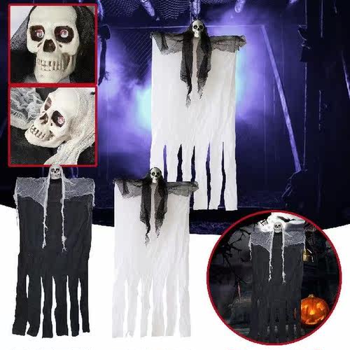 Pack Hanging Halloween Skeleton Decorations Grim Reapers