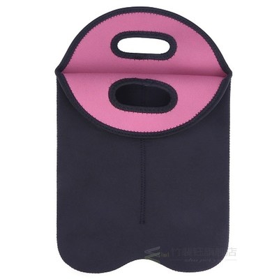 Portable 1/2 Bottles Neoprene Wine Bottle Freezer Bag Cooler