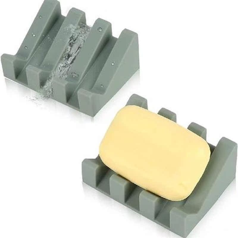 Silicone Soap Dishes Waterfall Self-Draining Soap Holder