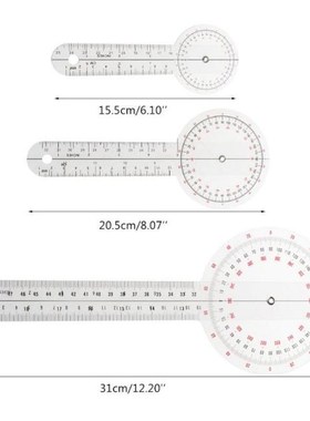 3pcs/set Spinals Goniometer Protractors Userful Multi-Ruler