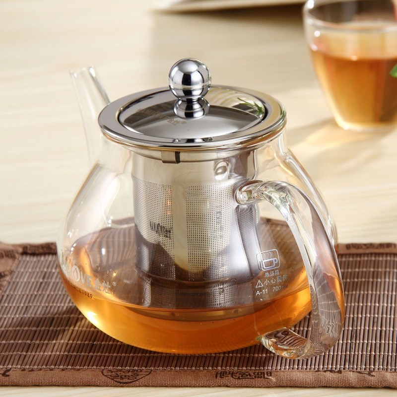 [GRANDNESS] Kamjove A-11 Heat Resistant Clear Glass Teapot w