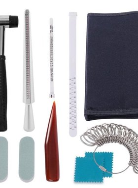 21pcs Professional Jewelry Making Tools DIY Mandrel Stick Fi