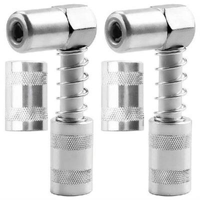 HOT SALE 4 Pieces 90 Degree Grease Coupler Adapter With