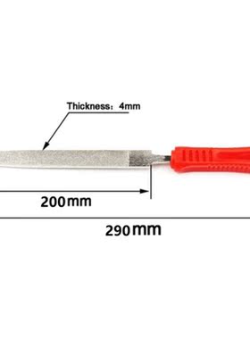 1 Pcs 8inch Diamond File Flat/Half Round/Triangle Diamond Co