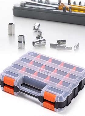Double Sided For Screws Tool Box Organizer Nuts Portable