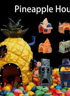 Pineapple Aquarium Decorate Ornaments for Home Accessories