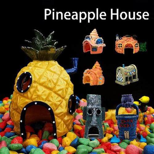 Pineapple Aquarium Decorate Ornaments for Home Accessories
