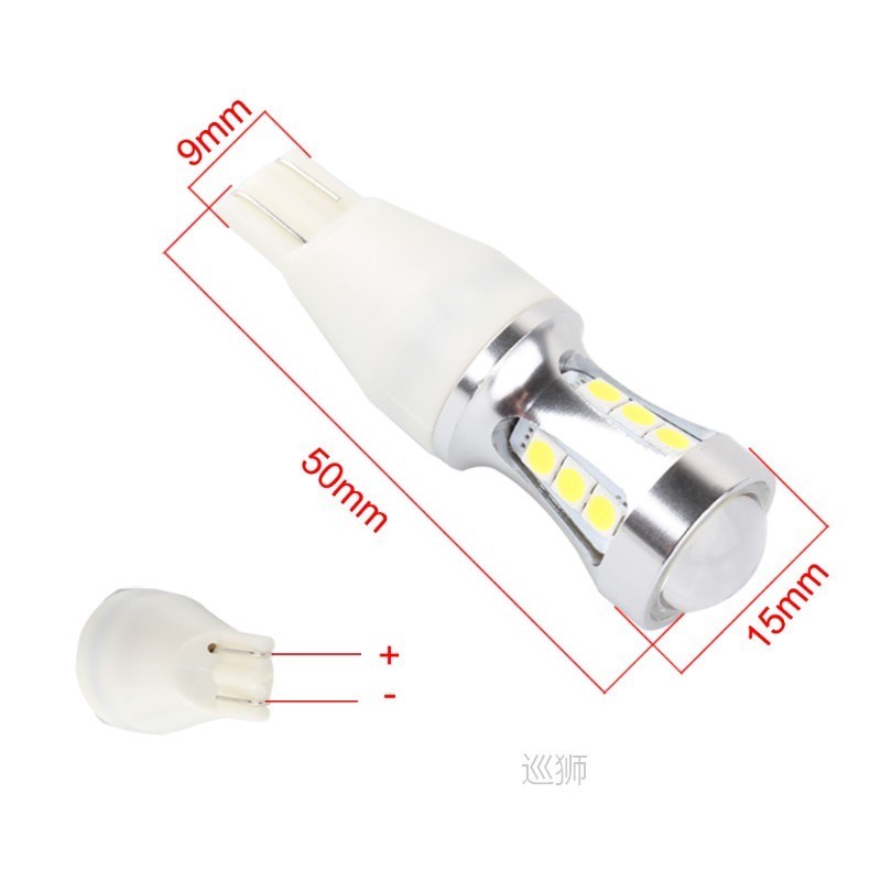 2pcs 1000Lm W16W T15 LED Bulbs Canbus OBC Error Free LED Bac