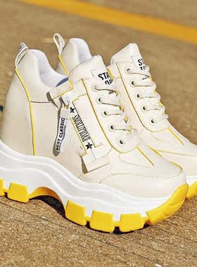 2021 New Woman Platform Sneakers Women Dad Sport Shoes Autum