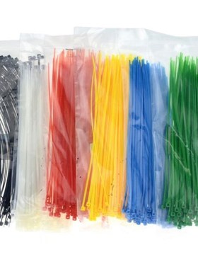 Colorful 100PCS/Pack 4*200mm Width 2.7mm Length 20cm Self-Lo