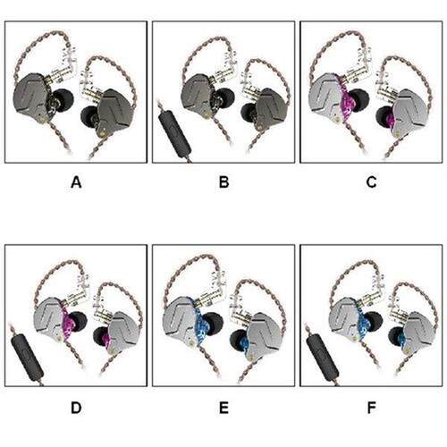 KZ ZSN PRO Wired 3 5mm Earbuds with Microphone HiFi Game