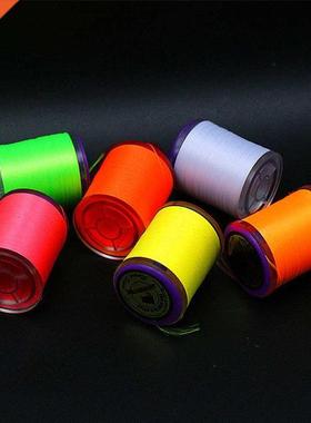 6 UV fluo colors set 6/0 fly tying thread 250yards per spool