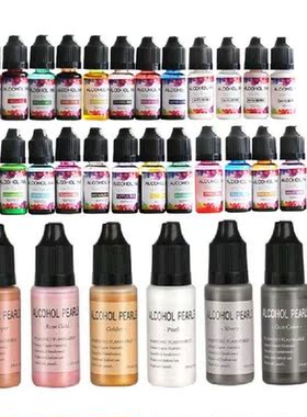30 Colors Epoxy Resin Diffusion Pigment Alcohol Ink Liquid