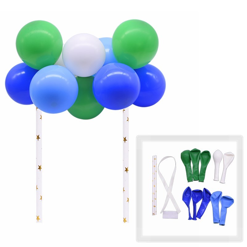 1Set 5inch Balloon Cake Topper  Balloon Dessert Top Flags fo