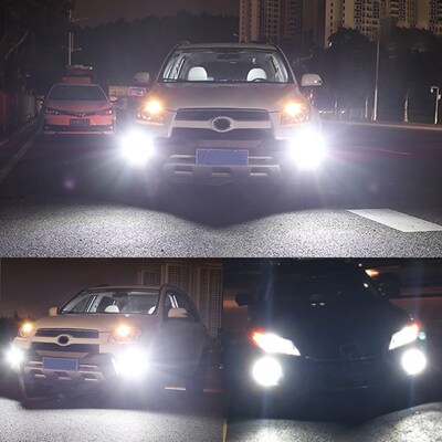Car H7 H8 9006 Laser Headlight Bulb Lens Light Auto LED Proj