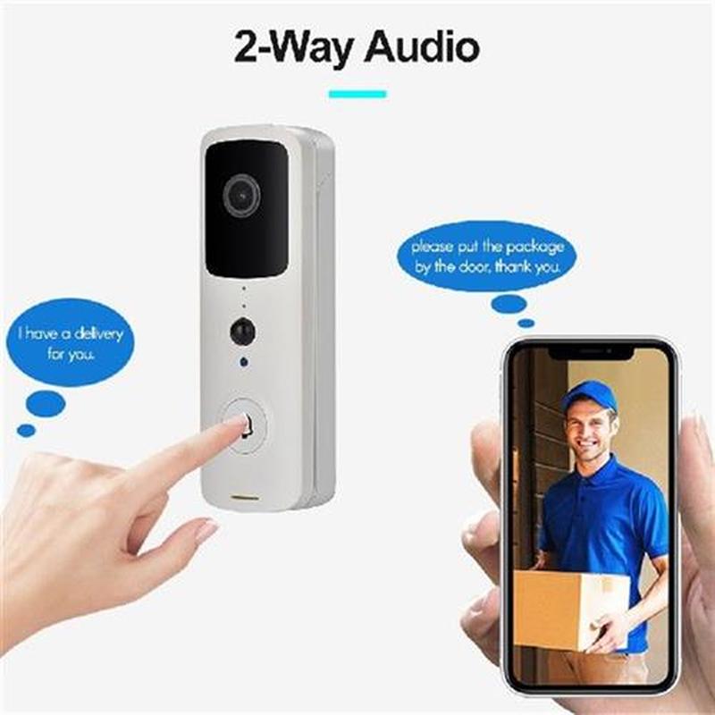 V30 Tuya Video Doorbell 1080P WiFi Wireless Smart Bell with