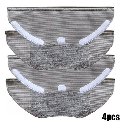4 pcs Microfiber Mop Cloths For 360 X90 X95 S9 Vacuum Cleane