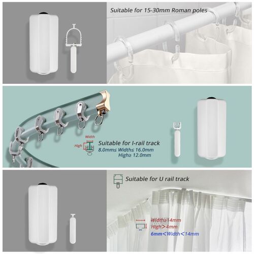 WiFi Tuya Smart Curtain Driver Robot Smart Life Alexa Google
