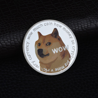 Dogecoin Commemorative Coins Collection Wow Dog Pattern
