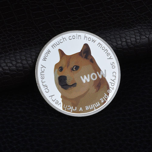 Dogecoin Commemorative Coins Collection Wow Dog Pattern