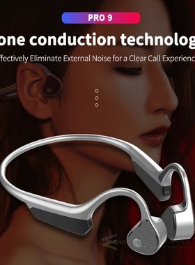 Pro9 Bone Conduction Bluetooth Headset Bluetooth 5.0 Wirele