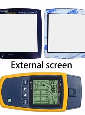 External Screen Outer Screen Glass For Fluke Networks Micro