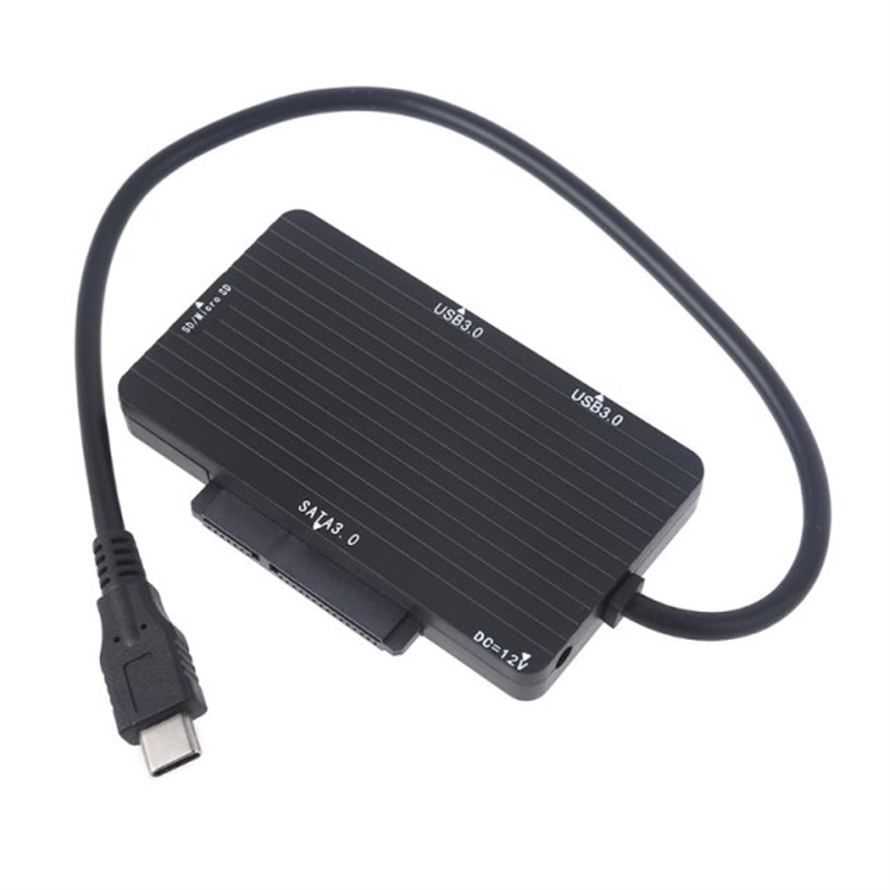 USB 5 in 1 Type C Hub with SD and Card Reader 2 Multiport Ad