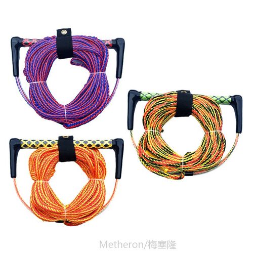 3- Section Water Ski Tow Rope 75ft Long Wakeboard Kneeboard