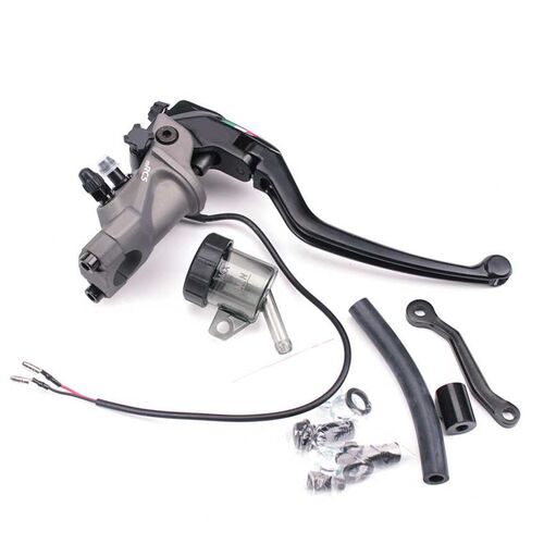 RCS 19 piston Motorcycle Forged Aluminum Mirror Clamp Radial