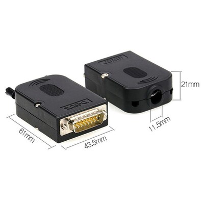 DB15 Connector D SUB Breakout Adapter Male 15 Pin Port Term