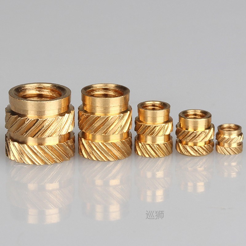 M3 M4 170PCS Brass Hot Melt Inset Nuts Assortment Kit Thread