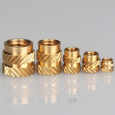M3 M4 170PCS Brass Hot Melt Inset Nuts Assortment Kit Thread