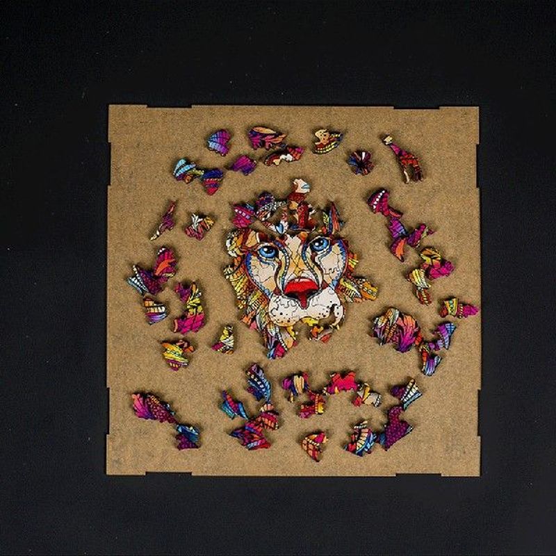 Teka-teki Kayu Alien Hewan Kelas Neraka Puzzle 3D Tidak