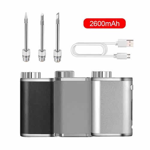 1-75W USB Soldering Iron Tip Set With 3 Tips/ Tip Cleaning