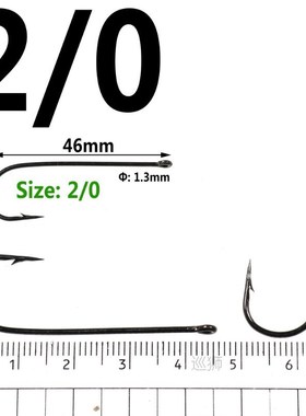 Bimoo 500PCS Aberdeen Long Shank Fish Hook Saltwater Fresh W