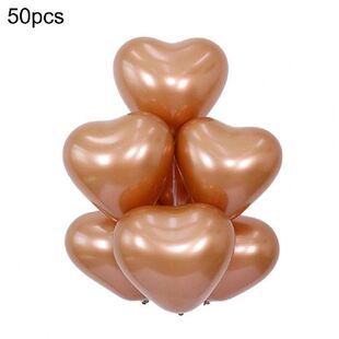 50Pcs Attractive Heart Balloons Party Accessories Party
